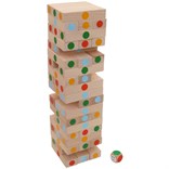 Tower Jenga coloured