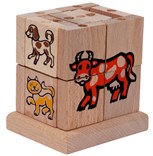 Assembling cube farm animals